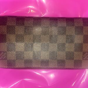 Louis Vuitton Damier Ebene Zippy Long Wallet